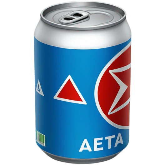 A can drink that says DELTA emoji