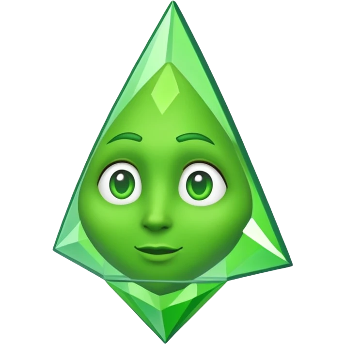 Sims character with green plumbob emoji