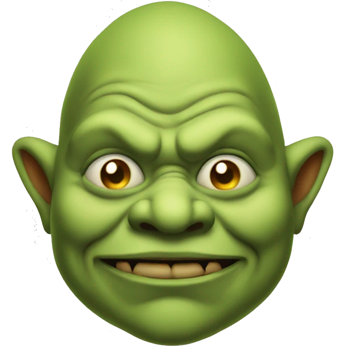 Fat goblin emoji