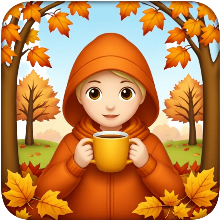 cozy autumn emoji