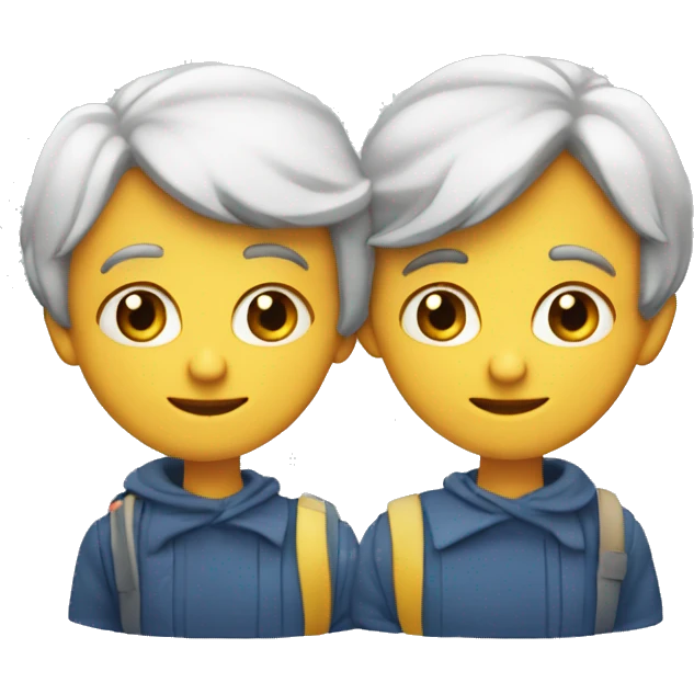 Caras enamoradas con la boca cerrada emoji