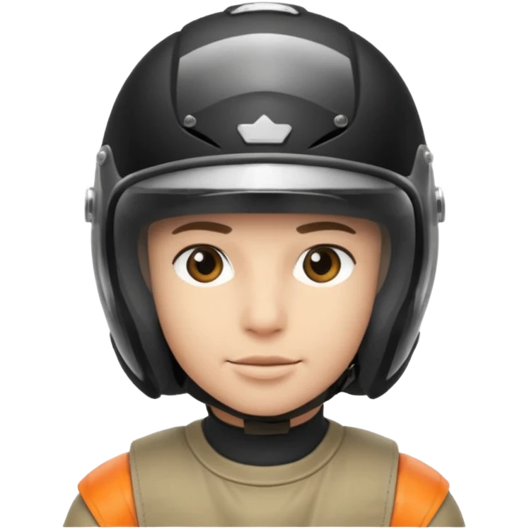 motorcycle human with helmet emoji