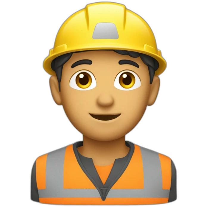 conducteur de travaux emoji