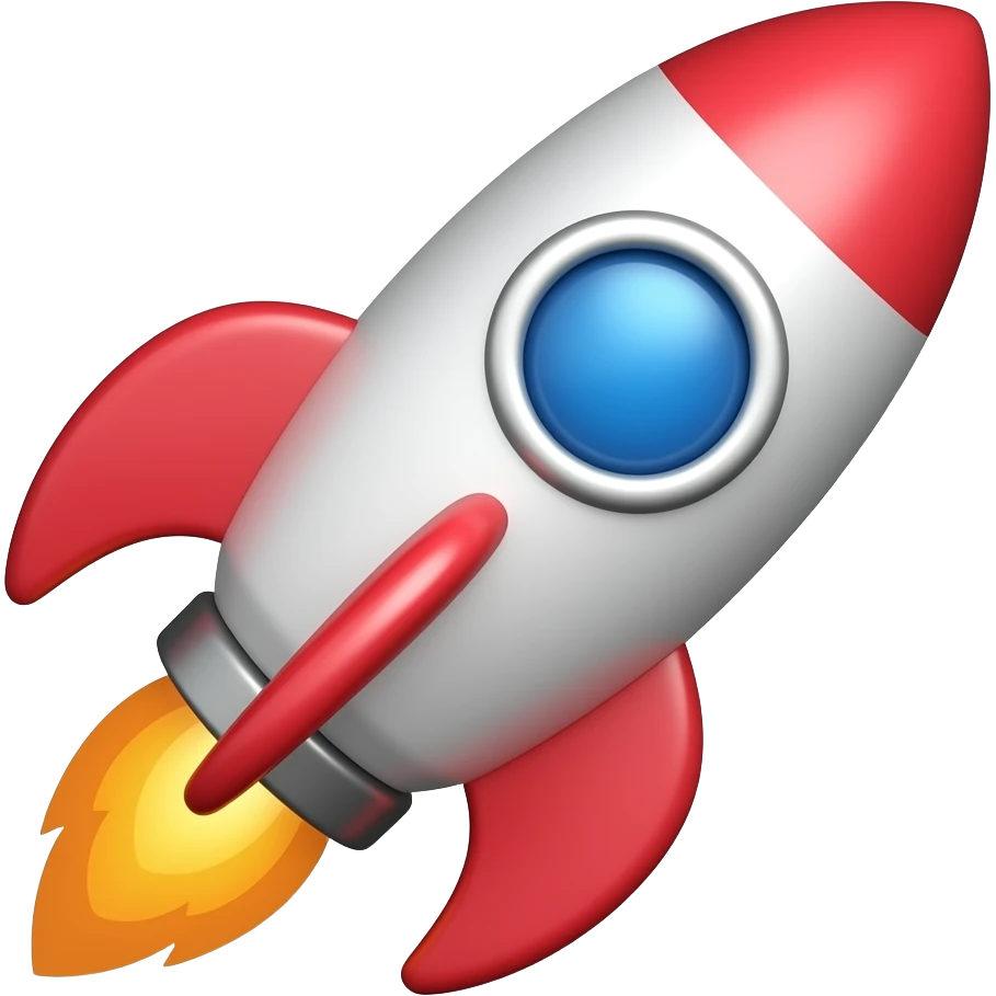 Rocket emoji