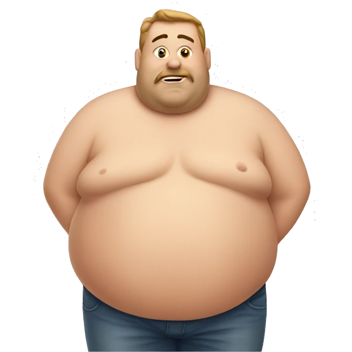 fat man emoji