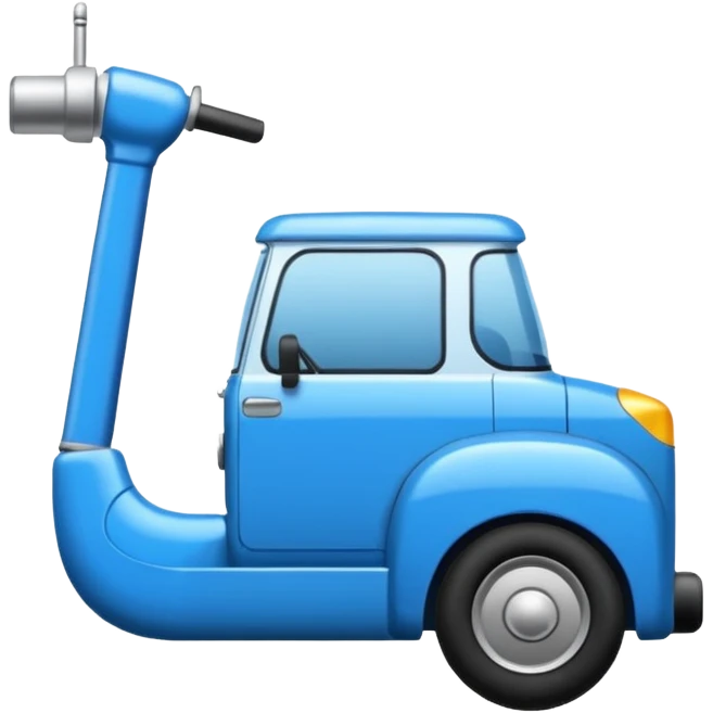 O inima mov,cu trecere spre albastru deschis si coada de drac! emoji