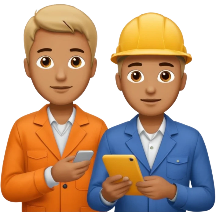 man helping another emoji