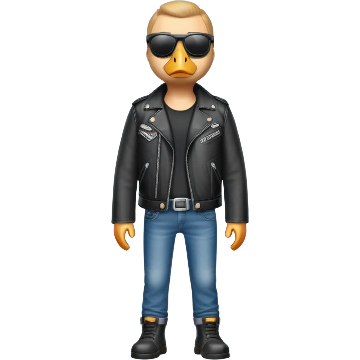 goose biker clothes emoji