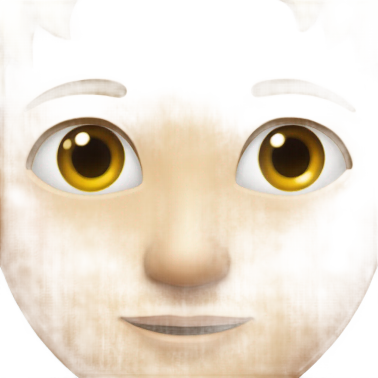 High eyes relaxed emoji