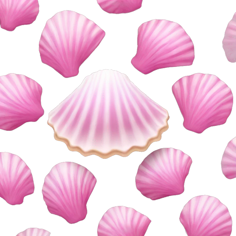 pink seashell emoji