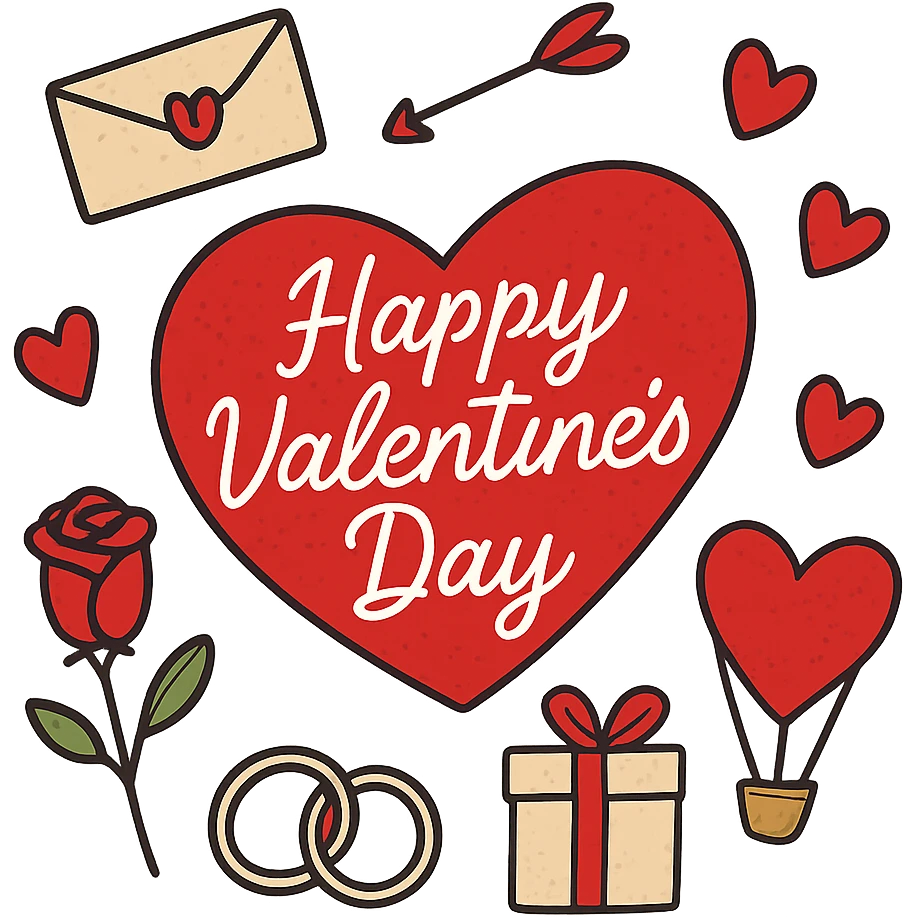  Valentine  remove background emoji