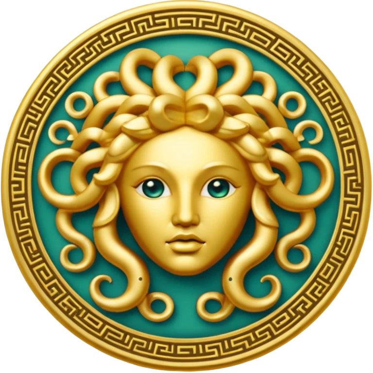 Medusa Versace logo emoji