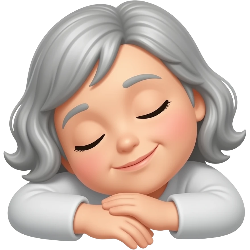 Mom sleeping emoji