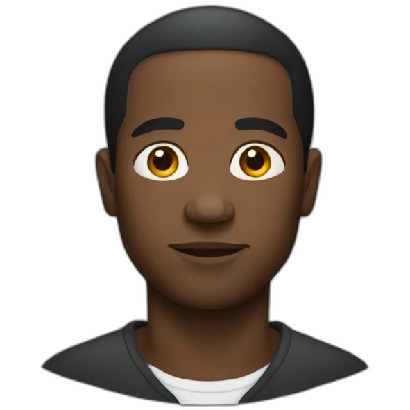 Black man emoji