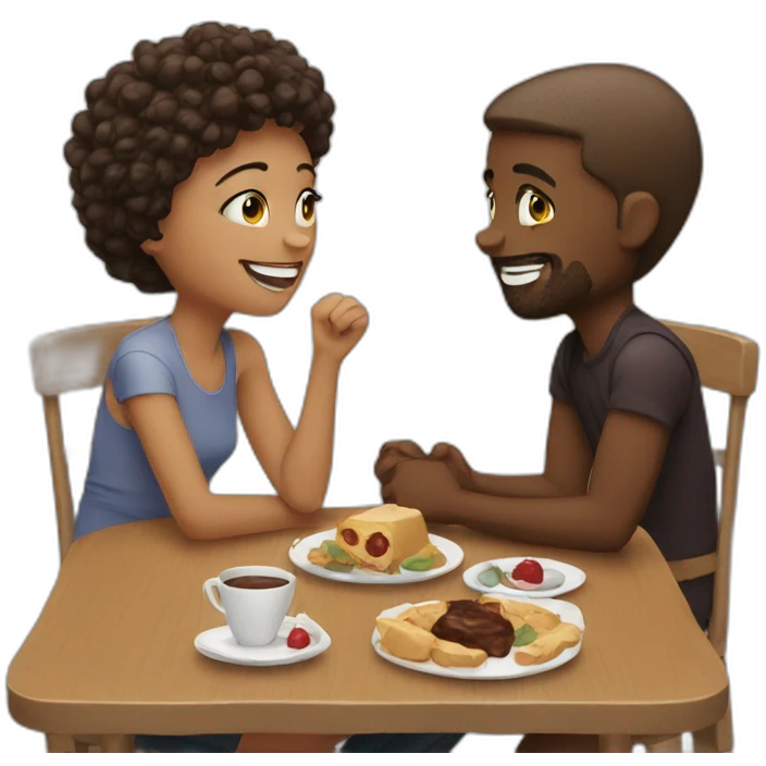 Date with friends emoji