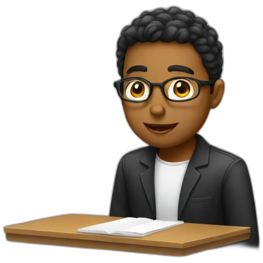 student in lecture emoji