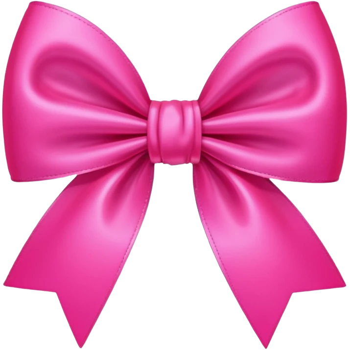 create an emoji for bow in neon pink color emoji