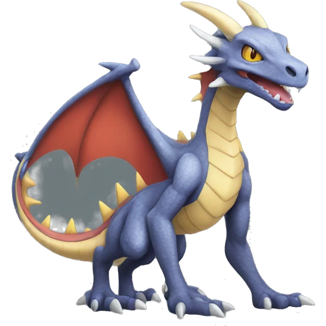 Dragon type Pokémon Fakemon creature emoji