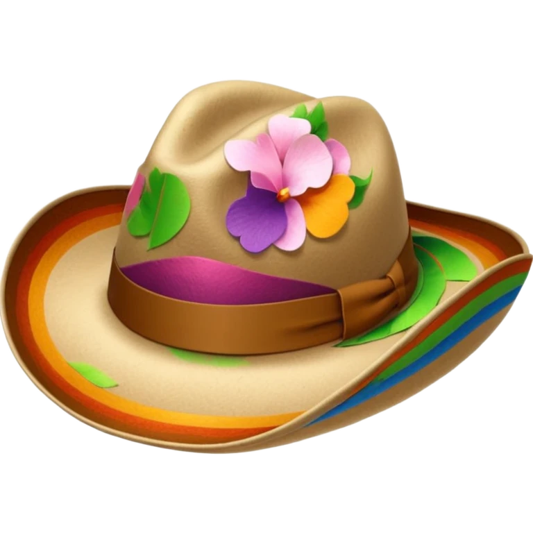 Tejana sombrero emoji