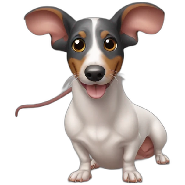 Sausage dog rat emoji