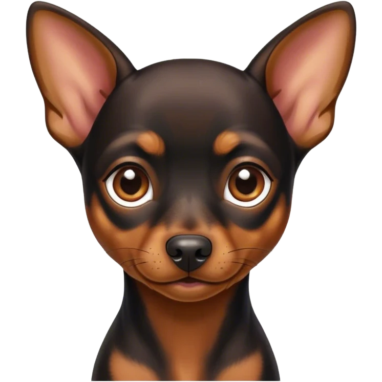 Min pin dog emoji