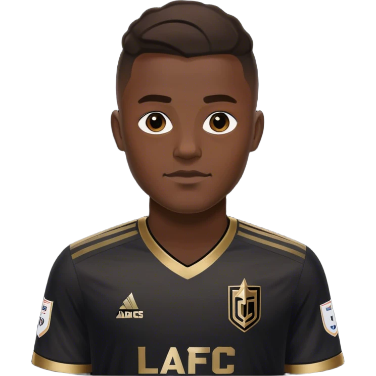 Olivier Ground with a black LAFC Jersey emoji