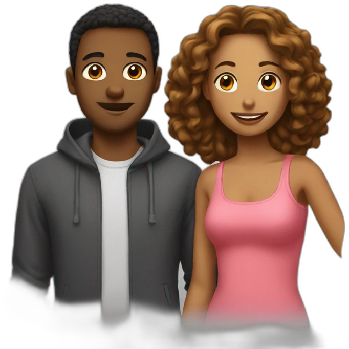 Moi et mon copain  emoji