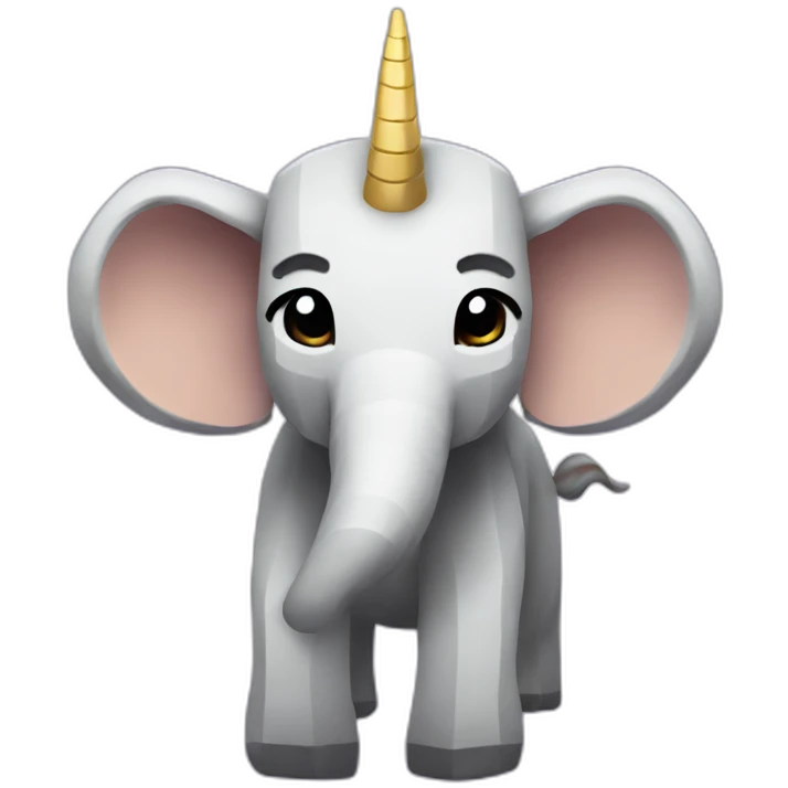 Minecraft elephant unicorn emoji