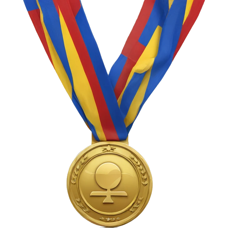 first place medal Romania emoji