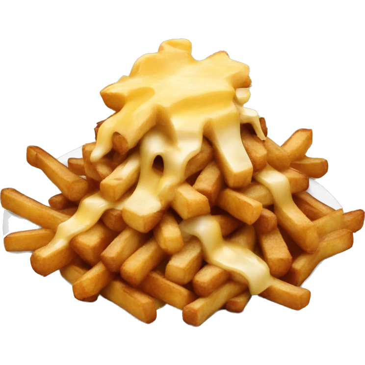Poutine qui mange une poutine  emoji