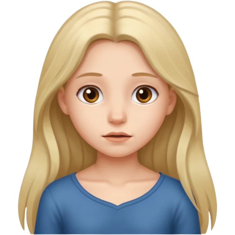 Naked girl no clothes and Virgina  emoji