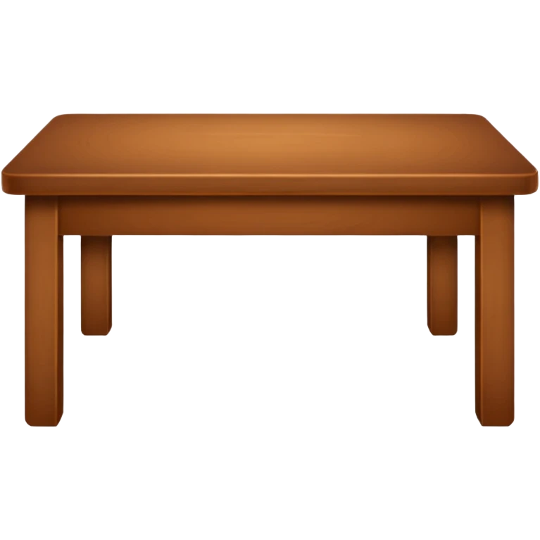 Table facing at the front emoji