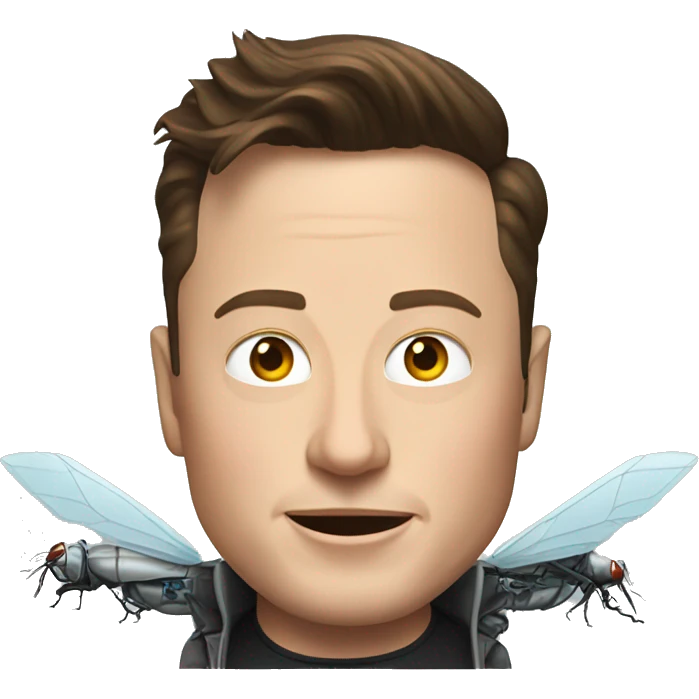 elon musk fly version emoji