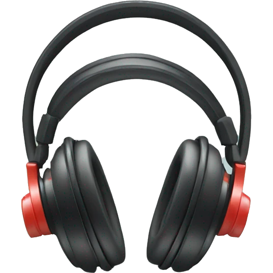 Headphones with ribbon  emoji