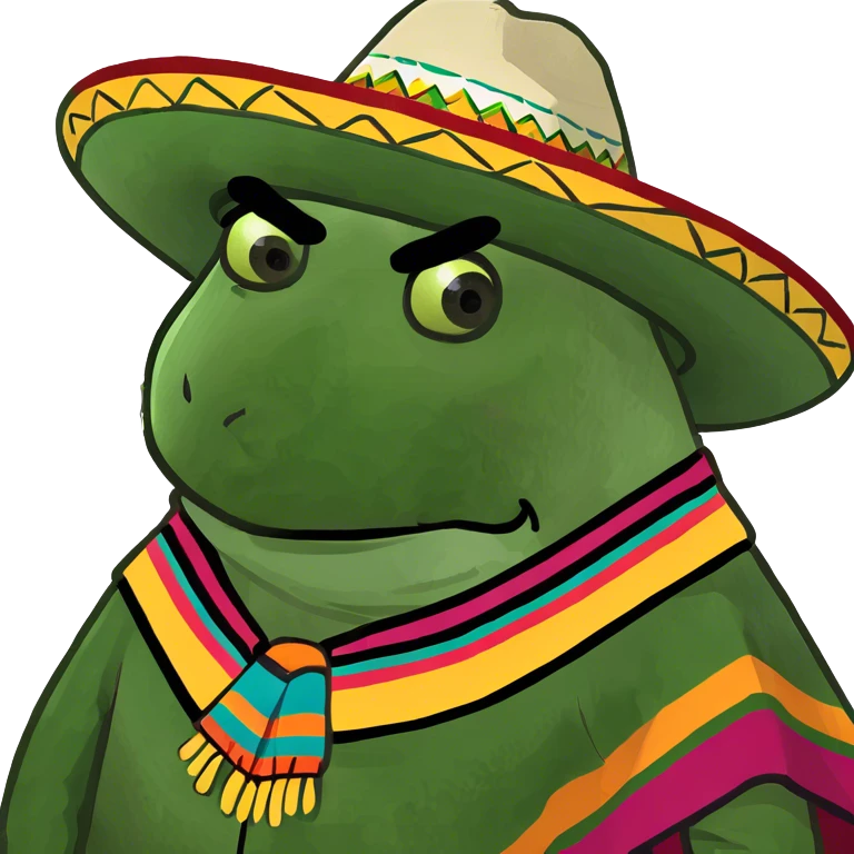 Big Black Mexican emoji