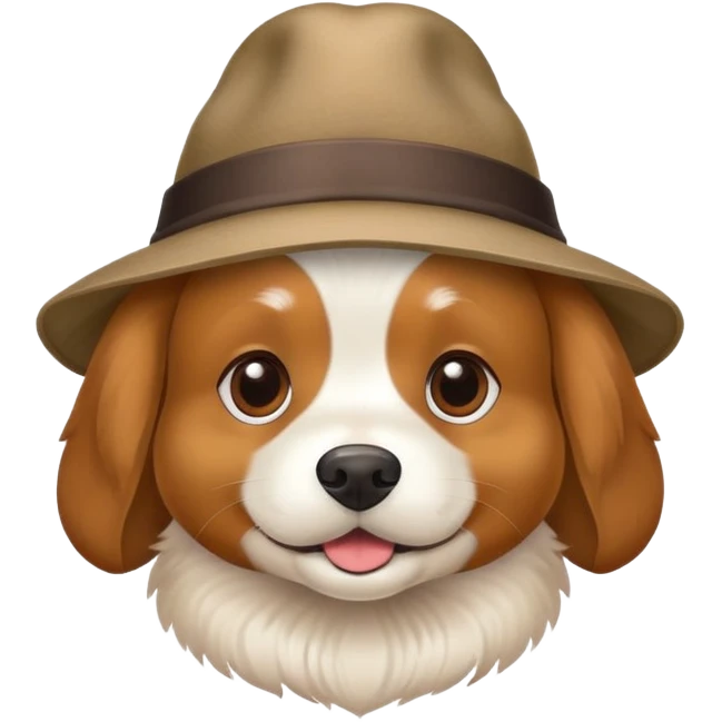 Perro con sombrero  emoji