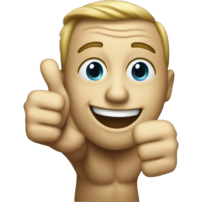 emoji giving double thumbs up with noaa logo in background emoji