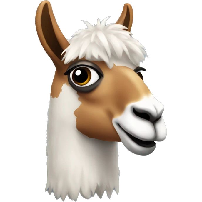 llama head memoji emoji