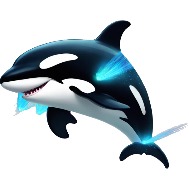 orca with lasers emoji