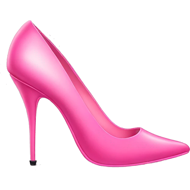 Pink high heels emoji