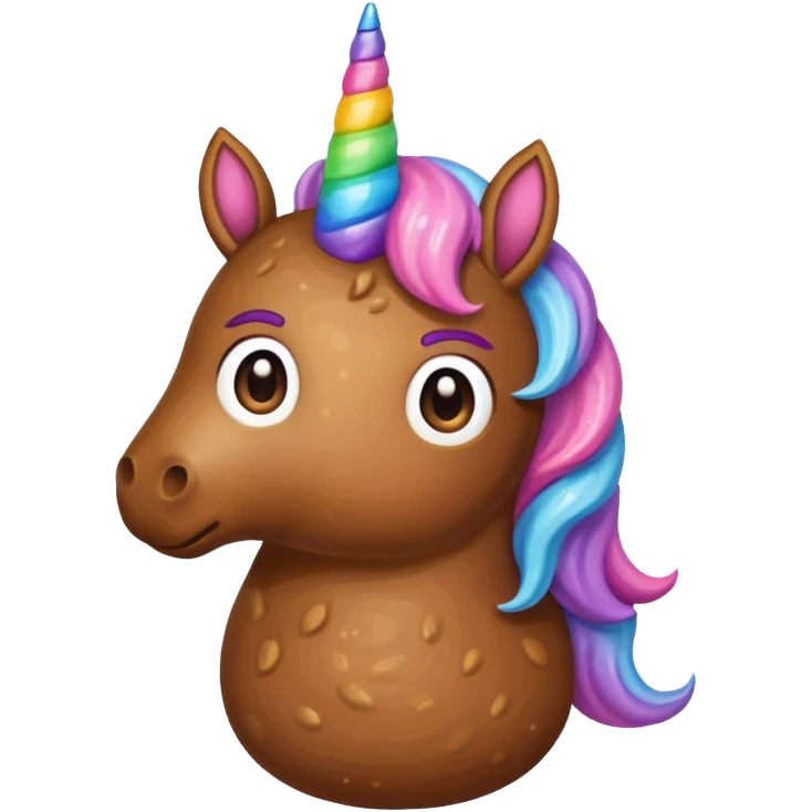 Poop unicorn  emoji
