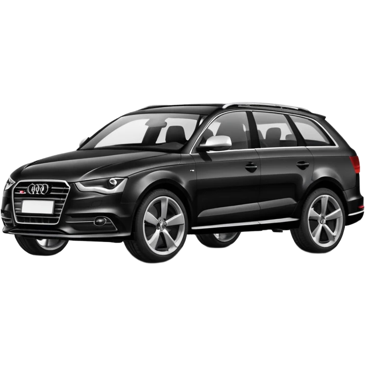 Audi car black wagon emoji