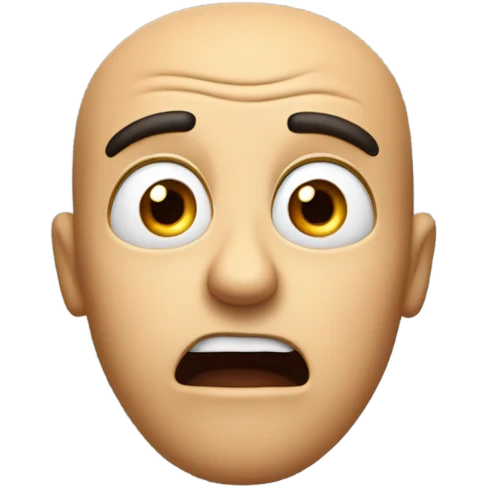 "I know right' surprised man emoji