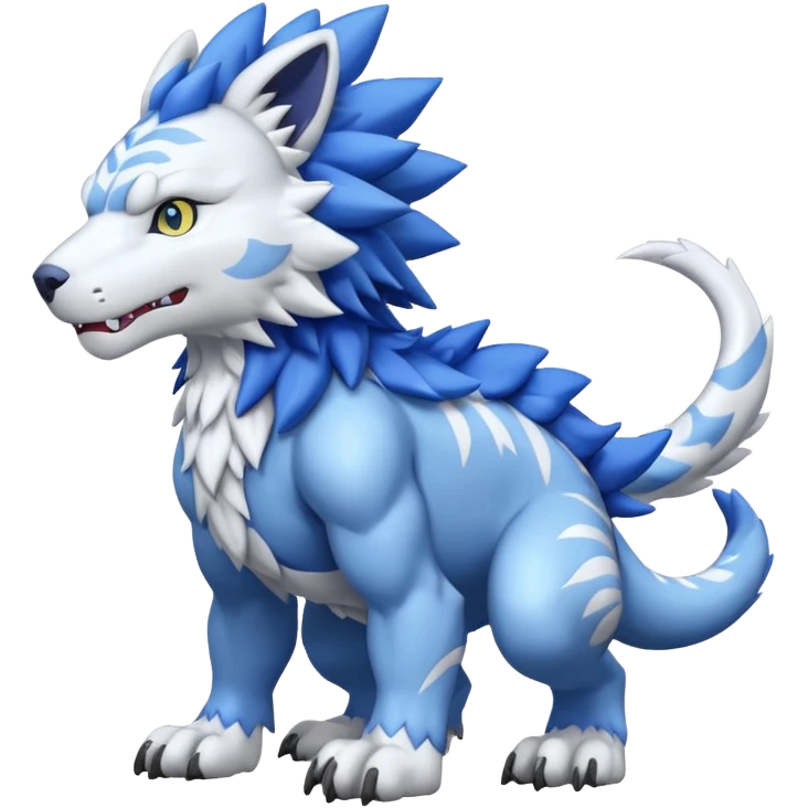 Garurumon (full body emoji