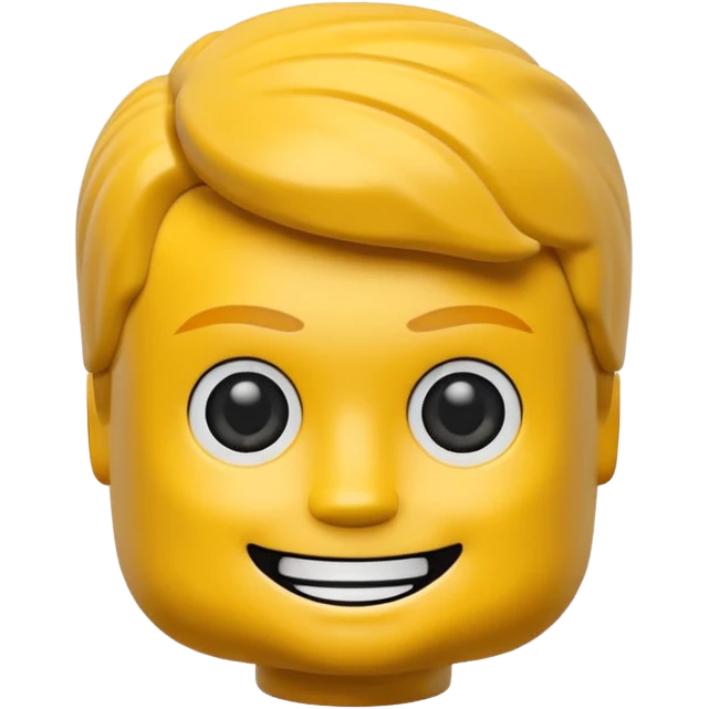 Lego boy head emoji