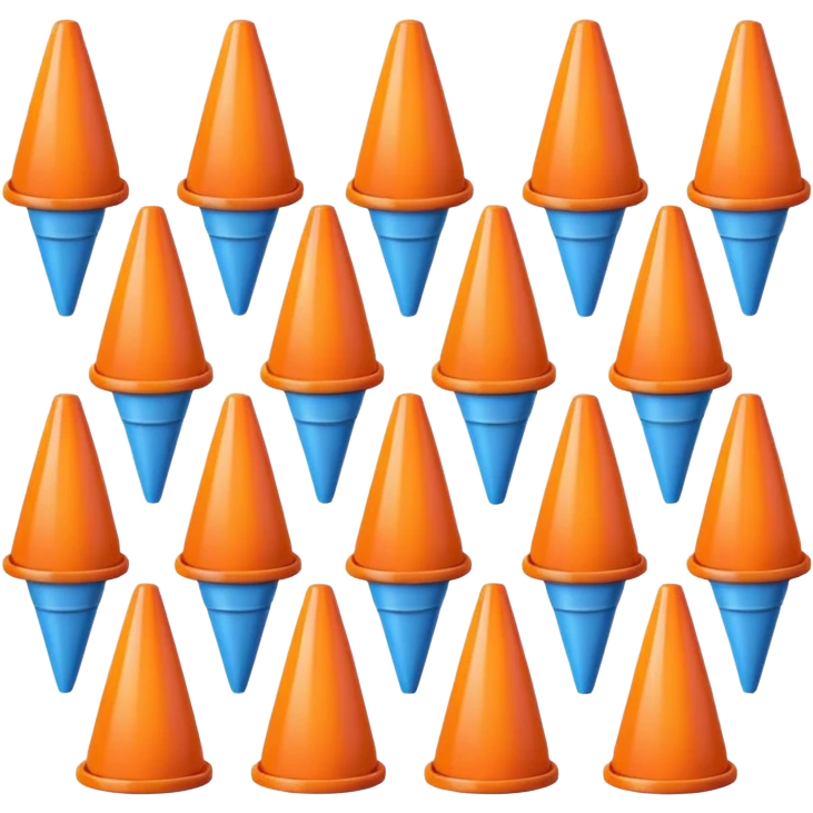 cone objects emoji