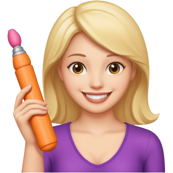 dildo kullanan kadın emoji