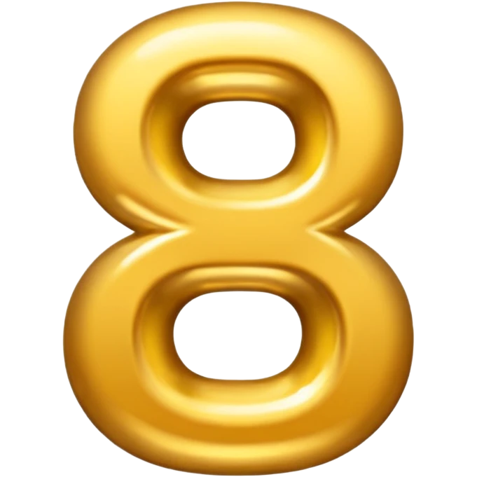 number 8 with sparkles emoji