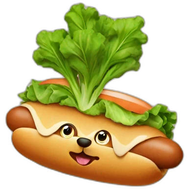 veggie dog emoji