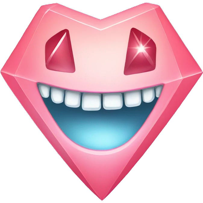 Diamond teeth emoji